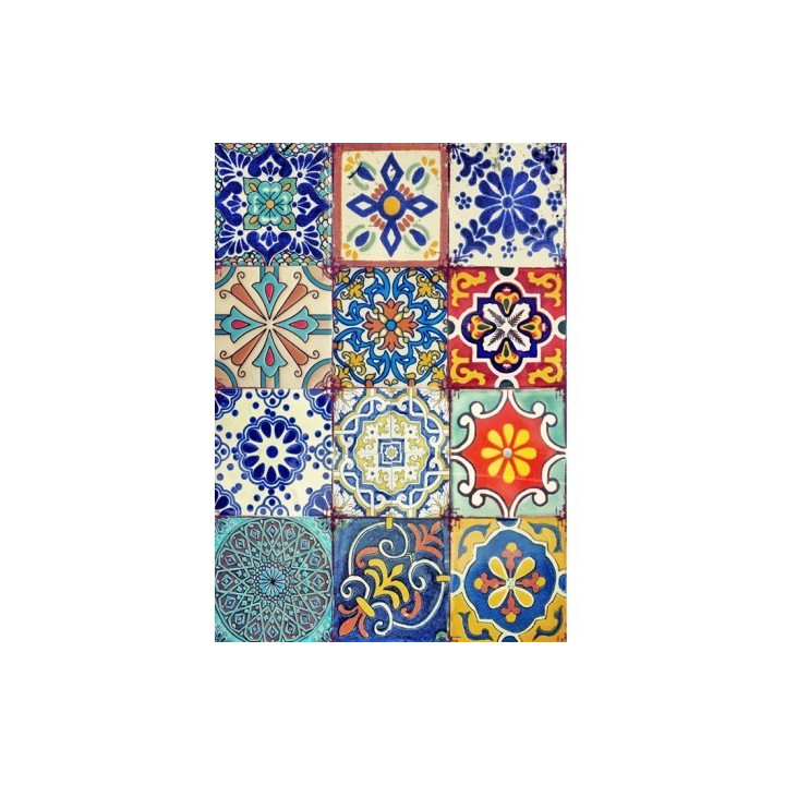 Papel de arroz azulejos